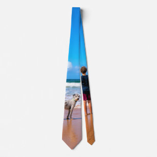 Gravata Foto Personalizada - Seu Próprio Design - Eu Amo