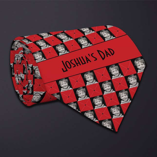 Gravata Foto Verificada em Garnet Red (Criador carregado)