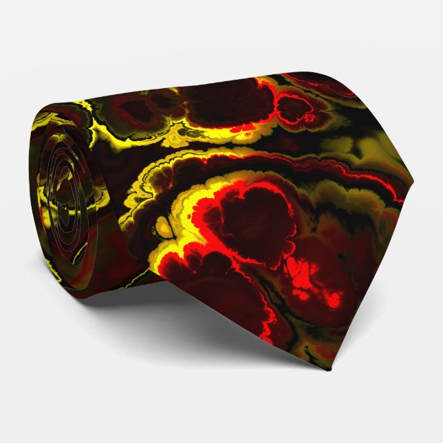 Gravata Fractal Art 1-3 Tie (Rolled)