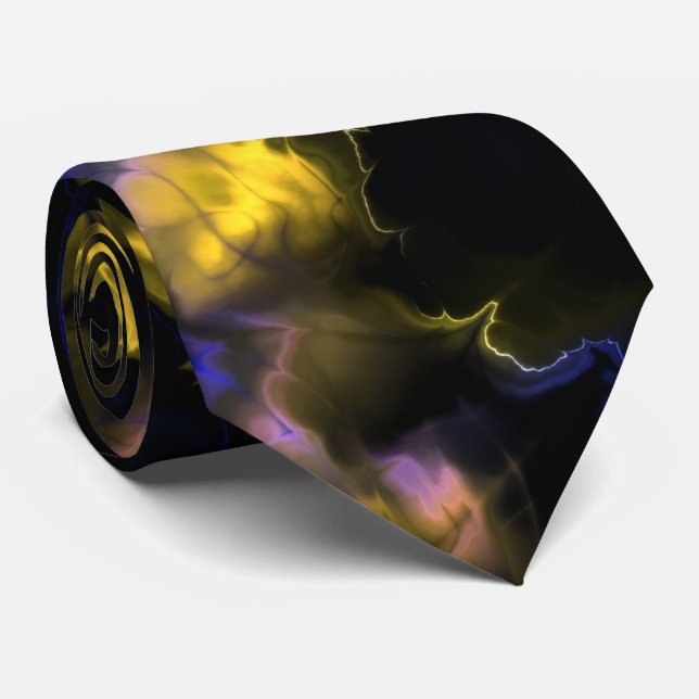 Gravata Fractal Art 3-1-A Tie (Rolled)