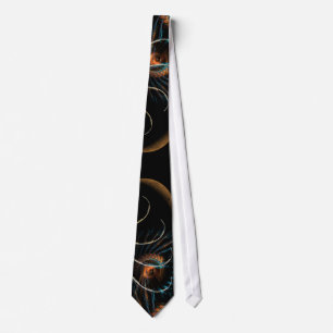 Gravata FractalArt Moons Tie