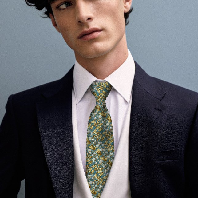 Gravata Framboesa Floral de Vítima-Era (Criador carregado)