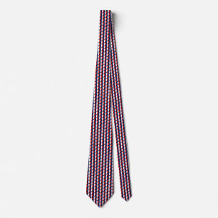 Gravata França Flag Hearts Tie