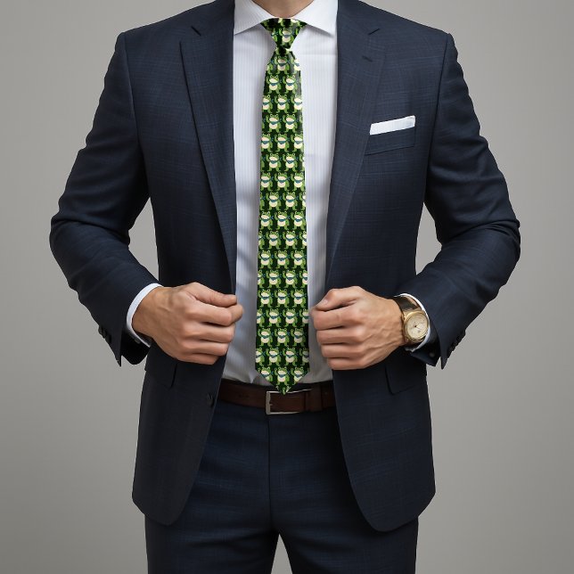 Gravata Frogs Against Fascism Portland Frog Protest (Criador carregado)