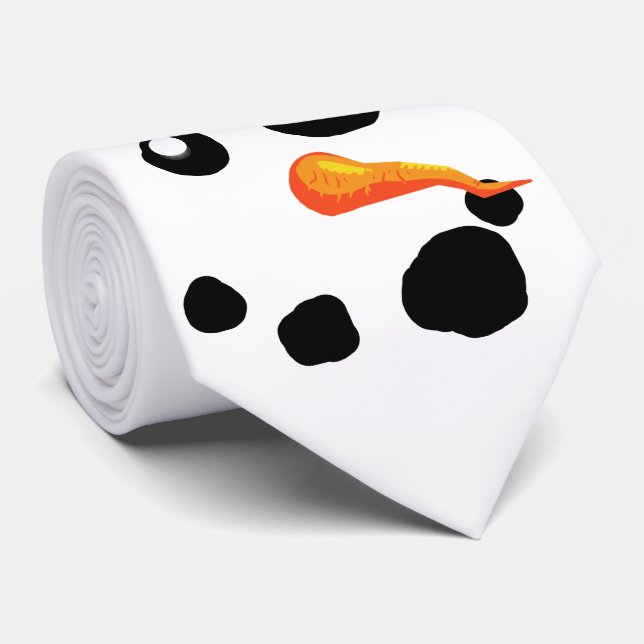 Gravata Frosty, o Snowman a sorrir (Rolled)
