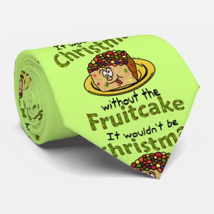 Gravata Fruitcake engraçado dos desenhos animados do Nata