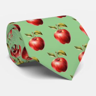 Gravata Fruta em forma de maçã em forma de cuada