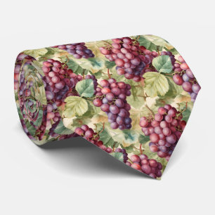 Gravata fruta legal de uvas enroladas