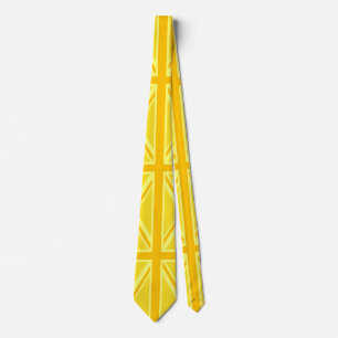 Gravata Fundo de bandeira da bandeira britânica Jack Amar