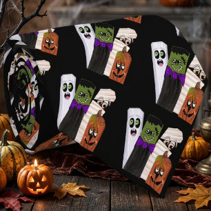 Gravata Funny Frankenstein Ghost Pumpkin Homem Invisível