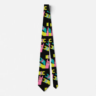 Gravata Funny Llama Colorful Camelid