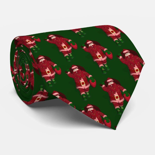 Gravata Funny Santa Claus Strawberry Farmer (Rolled)