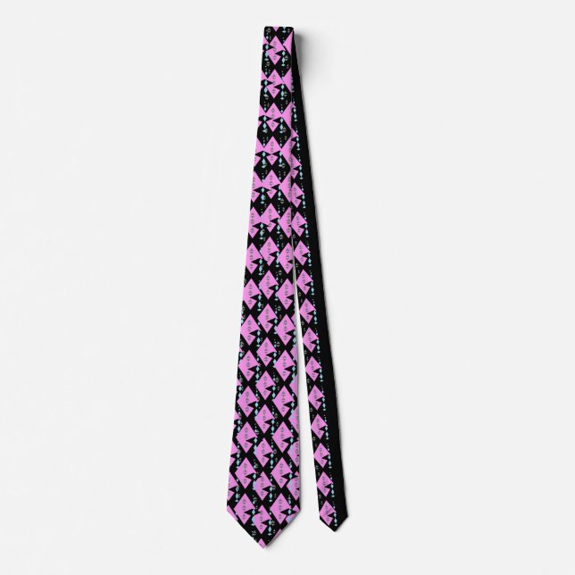 Gravata Futuristik Diamond Pattern Tie (Frente)