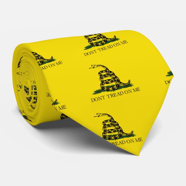 Gravata Gadsden não pisa em mim (Rolled)