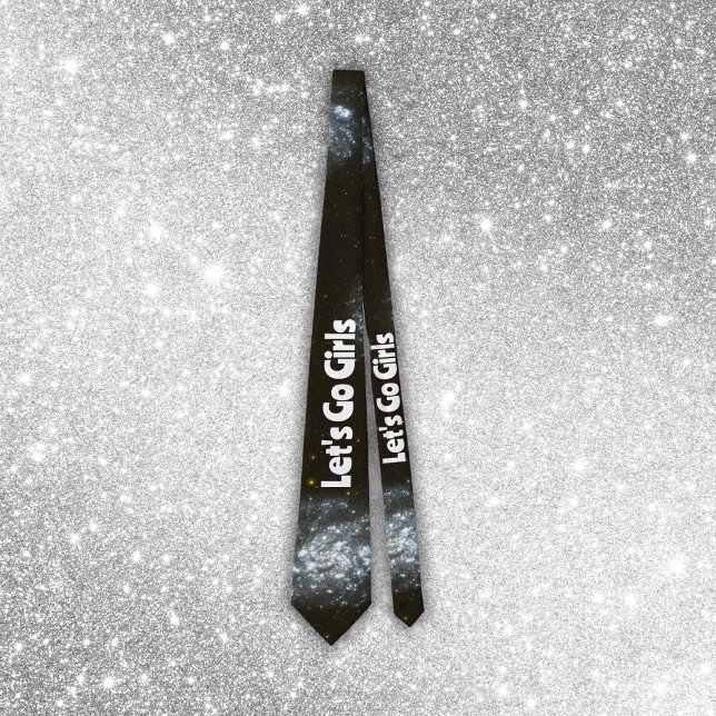 Gravata Galáxia Espiral Monograma | (Criador carregado)