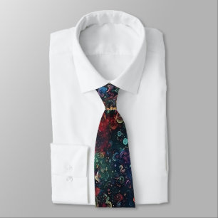 Gravata Galaxy Art Neck Tie