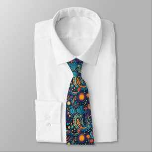 Gravata Galaxy Art Neck Tie