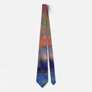 Gravata Galaxy art Tie
