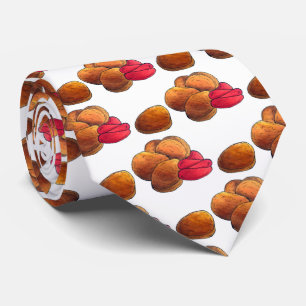 Gravata Galinhas Nuggets com Ketchup Comida Foodie