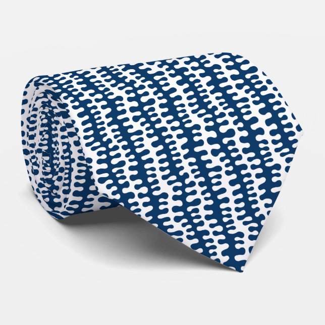 Gravata Gamas Orgânicas - Estilo Indigo (Rolled)