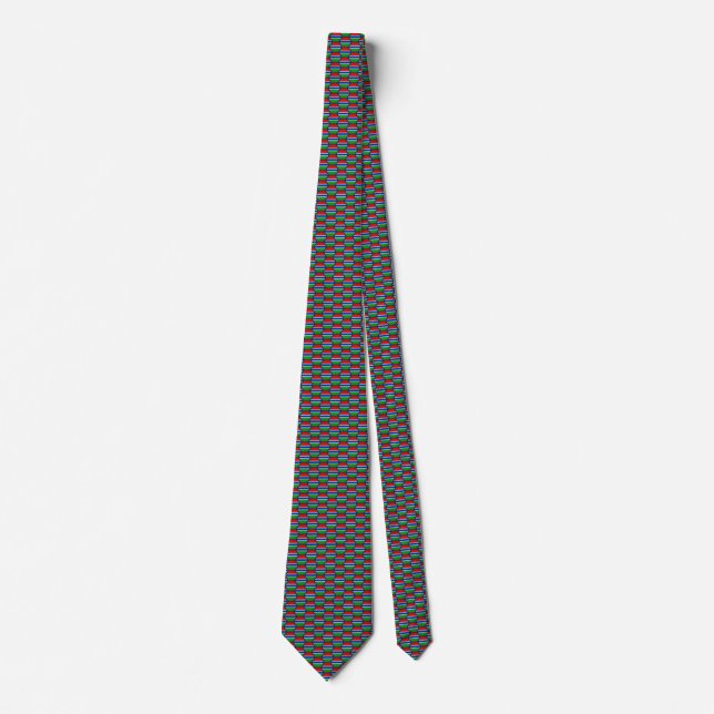 Gravata Gambia Flag Honeycomb Tie (Frente)