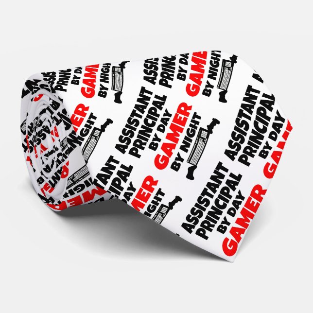 Gravata Gamer Principal Assistente (Rolled)