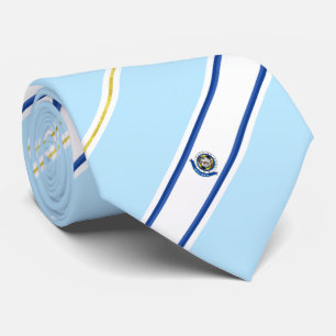 Gravata Gary (Indiana) City flag Neck Tie