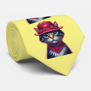 Gravata Gatinho de namorados