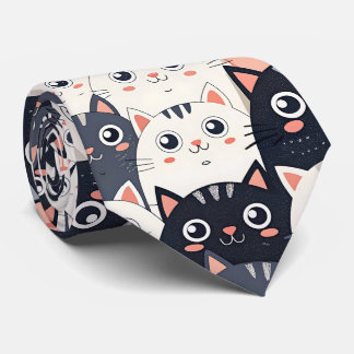 Gravata Gatinho Kaleidoscópio