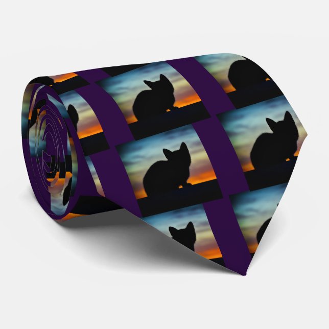 Gravata Gato (Rolled)