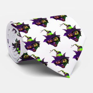 Gravata Gato de Halloween