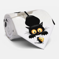 Gato e Rato com Personagens de desenho animados Di