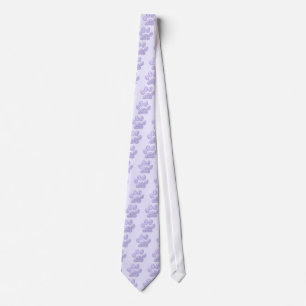 Gravata gato gingham pata - roxo