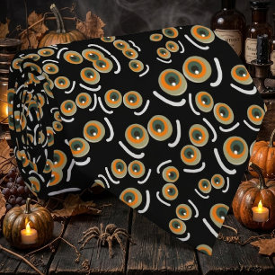 Gravata Gato Medroso Olhos de Morcego no Halloween
