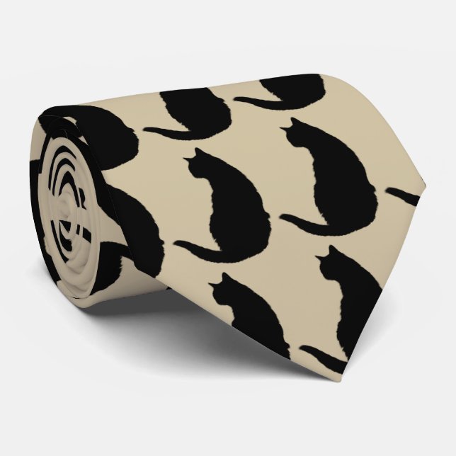 Gravata Gato Negro (Rolled)