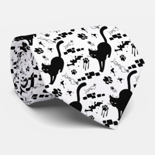 Gravata Gato preto na rua