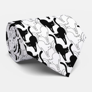 Gravata Gato preto sexta-feira