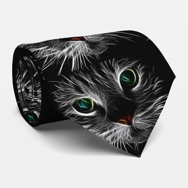 Gravata Gato Sólido, Felino, Espírito Santo (Rolled)