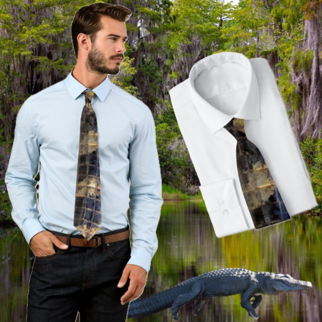 Gravata Gator Skin Tie (Criador carregado)