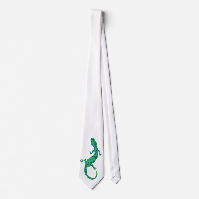 Gravata Geckos Verdes (Frente)