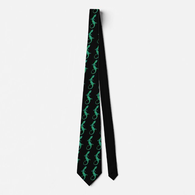 Gravata Geckos Verdes (Frente)