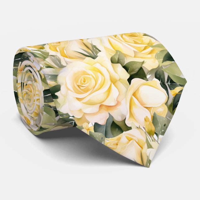 Gravata Gentleman | Gravata Floral para Casamento  (Rolled)