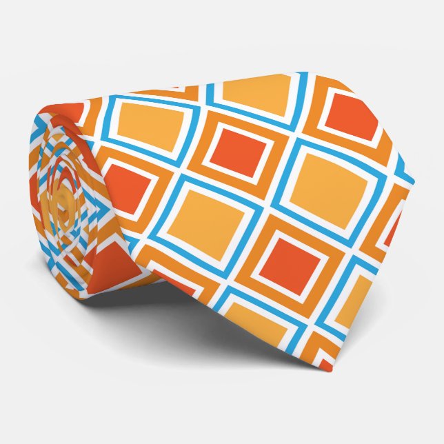 Gravata geometria de abstrato diamante (Rolled)