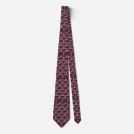 Gravata Geométrico do Necktie Dourado Rosa Burgundy