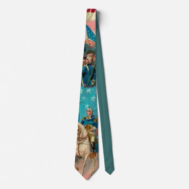 Gravata George Washington Patriotic Tie (Frente)