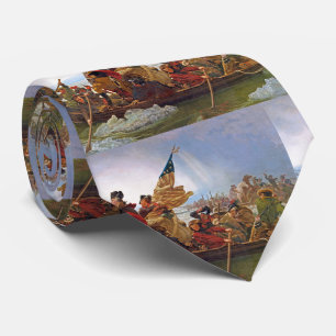 Gravata George Washington que cruza o Delaware