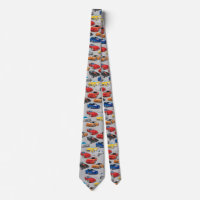 GERAÇÕES DE ARTE AUTOMÓVEL - CINZA NECK TIE