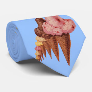 Gravata gerações de cones de sorvete