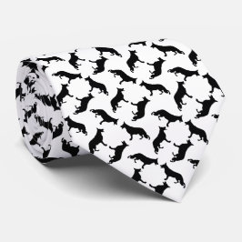 Gravata German shepherd preto