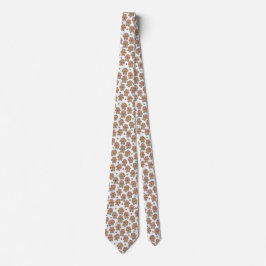 Gravata Gingerbread Men Christmas Tie